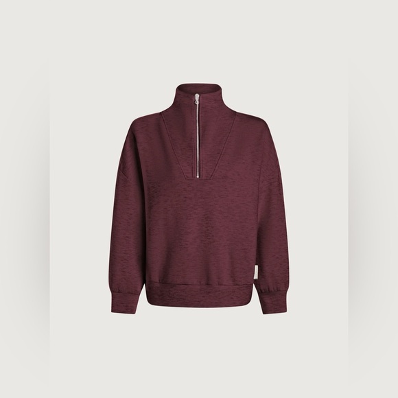 Varley Hawley Half-Zip Sweat in Sassafras Marl, Size Small - Picture 5 of 11